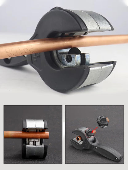 Ratcheting Tubing Cutter 8-29mm Universal Pipe Cutter Stainless Steel Copper Aluminium Ratchet Scissors Hose Cutting Hand Tools