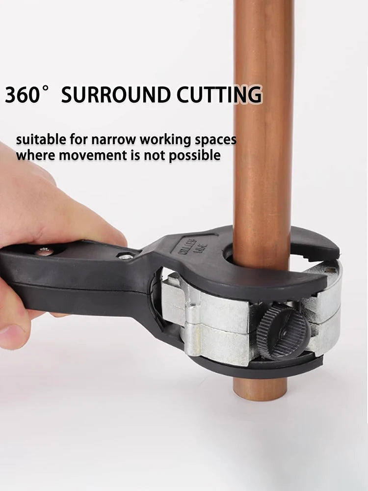 Ratcheting Tubing Cutter 8-29mm Universal Pipe Cutter Stainless Steel Copper Aluminium Ratchet Scissors Hose Cutting Hand Tools