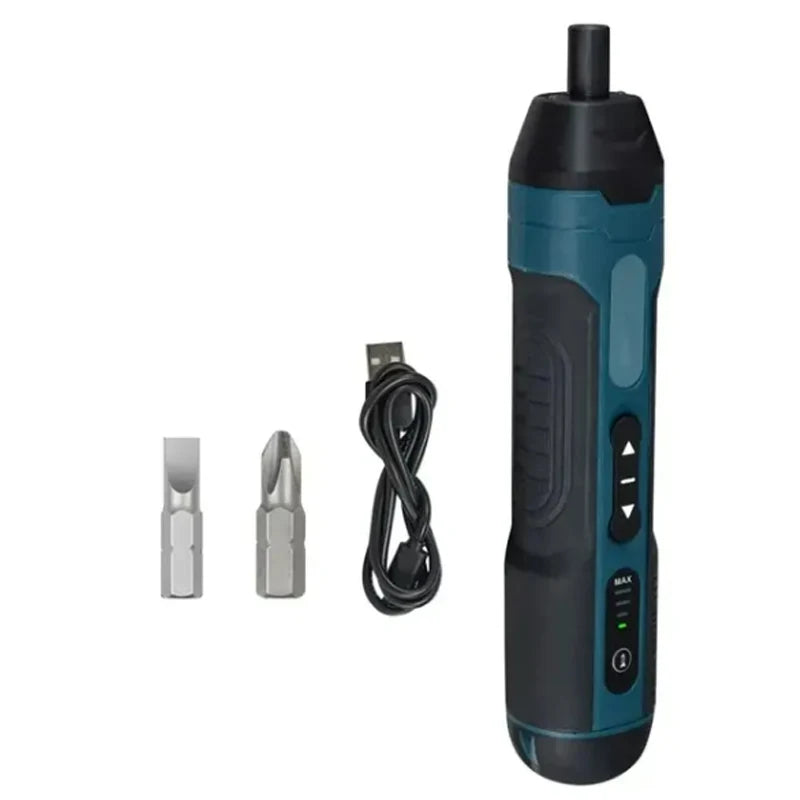 Mini Cordless Electric Screwdriver 1300mah Rechargeable Adjustment Power Drill Multi-function Disassembly Torque Repair Tools