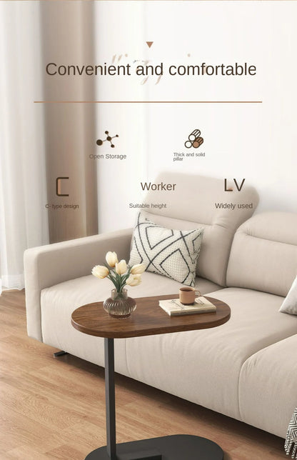 IHOME Small Coffee Table Bedside Storage Rack Mini Sofa Side Table Modern Simple Mobile And Easy To Use For Home Use New 2024