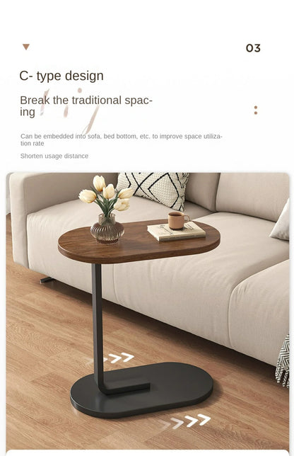 IHOME Small Coffee Table Bedside Storage Rack Mini Sofa Side Table Modern Simple Mobile And Easy To Use For Home Use New 2024