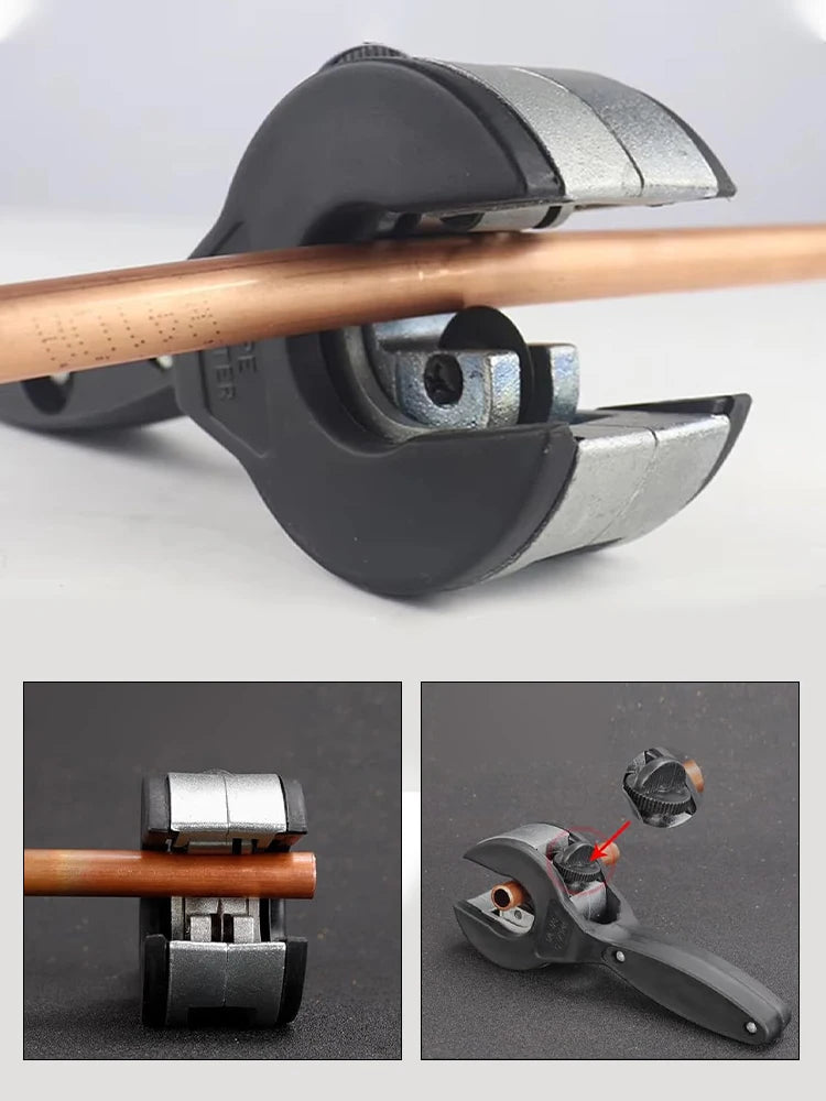 Ratcheting Tubing Cutter 8-29mm Universal Pipe Cutter Stainless Steel Copper Aluminium Ratchet Scissors Hose Cutting Hand Tools