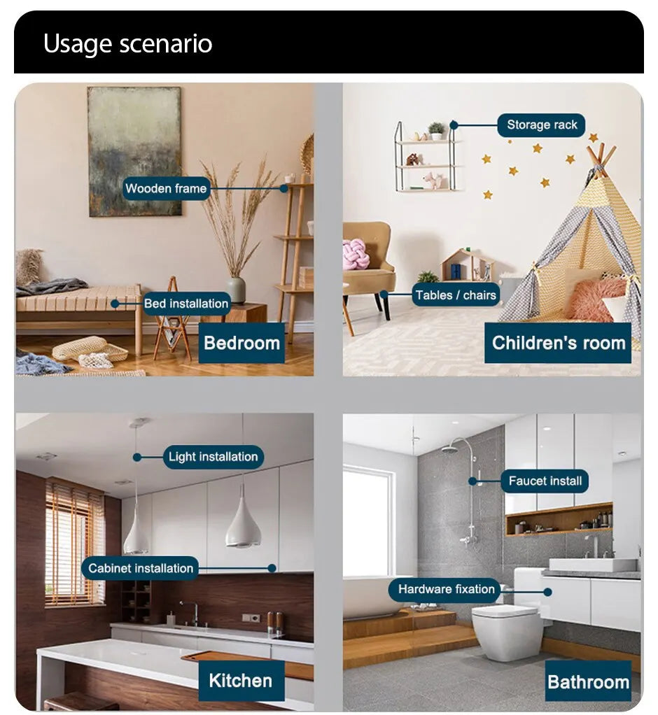 Mini Cordless Electric Screwdriver 1300mah Rechargeable Adjustment Power Drill Multi-function Disassembly Torque Repair Tools