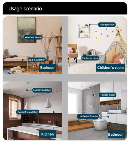 Mini Cordless Electric Screwdriver 1300mah Rechargeable Adjustment Power Drill Multi-function Disassembly Torque Repair Tools