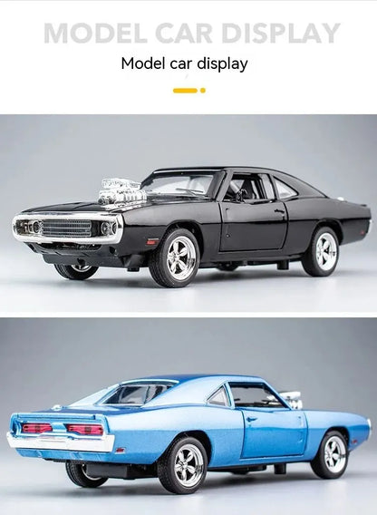 1:32 Scale CHARGER 1970 Alloy Diecast Model Car Pull Back Mini Vehicles Toys for Kids Lovers Collection