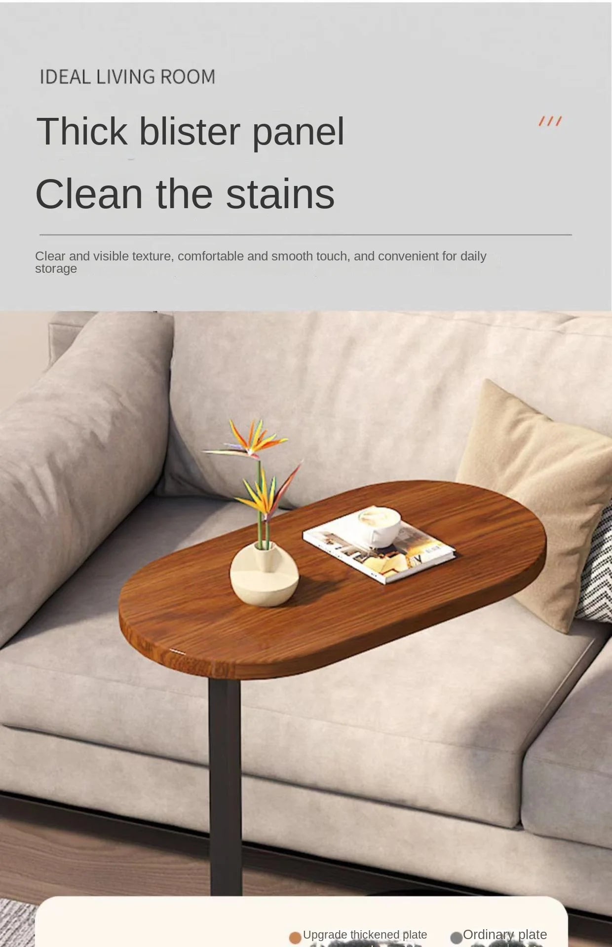 IHOME Small Coffee Table Bedside Storage Rack Mini Sofa Side Table Modern Simple Mobile And Easy To Use For Home Use New 2024