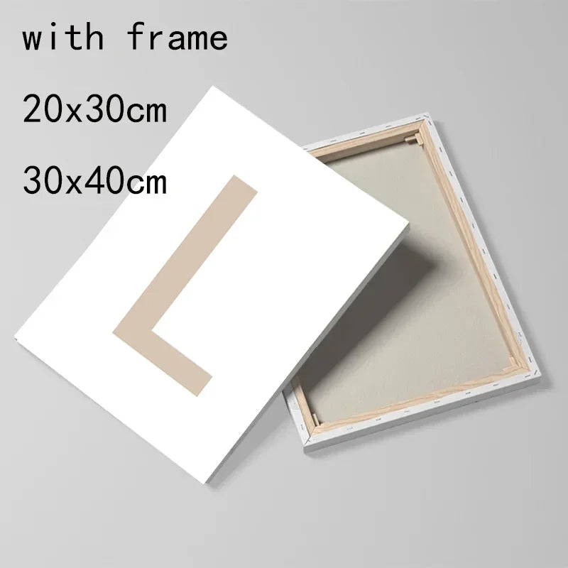 Nordic Sage Green Botanical Posters Prints Pictures Abstract Boho Geometric Wall Art Canvas Painting for Living Room Home Decor