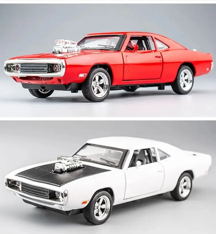 1:32 Scale CHARGER 1970 Alloy Diecast Model Car Pull Back Mini Vehicles Toys for Kids Lovers Collection